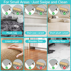 Carpet Rake for Pet Hair Removal Tool, Reusable Pet Hair Remover Broom, Dog&Cat Hair Remover Scraper Rake with 54” Adjustable Long Handle, 3 Pcs Carpet Brush Rake for Rugs, Mats, Couch, Furniture